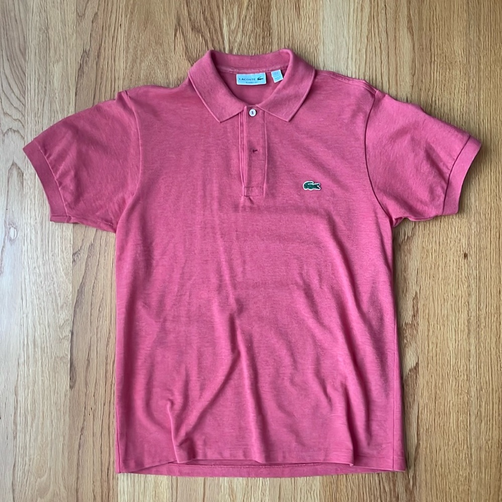 Lacoste Classic Fit Heathered Pique Polo Sz S